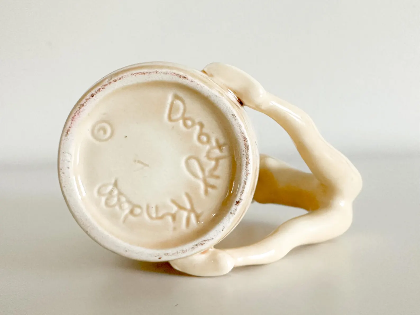 Vintage Dorothy Kindell Nude Lady Mug | Vintage Figurative Mug with Woman Handle