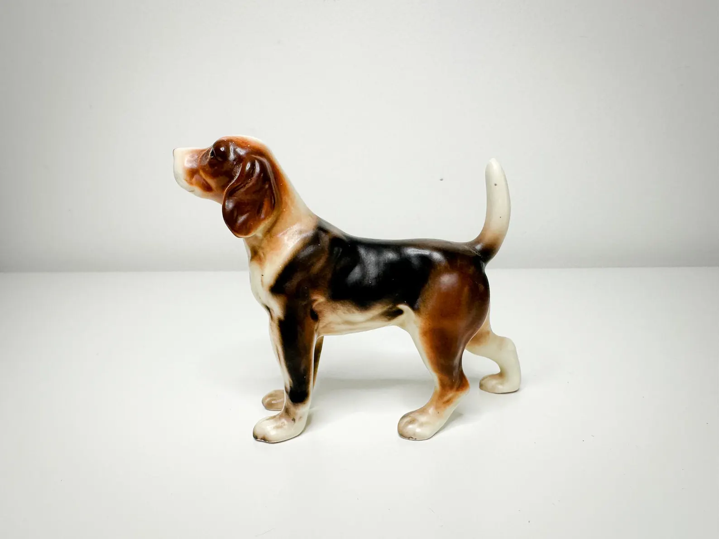 Vintage Bone China Cocker Spaniel Standing Figurine