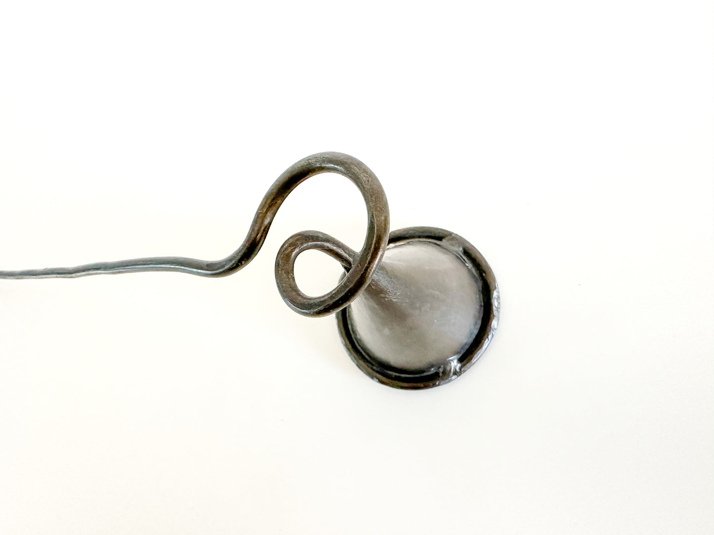 Vintage 1980s Candle metal snuffer