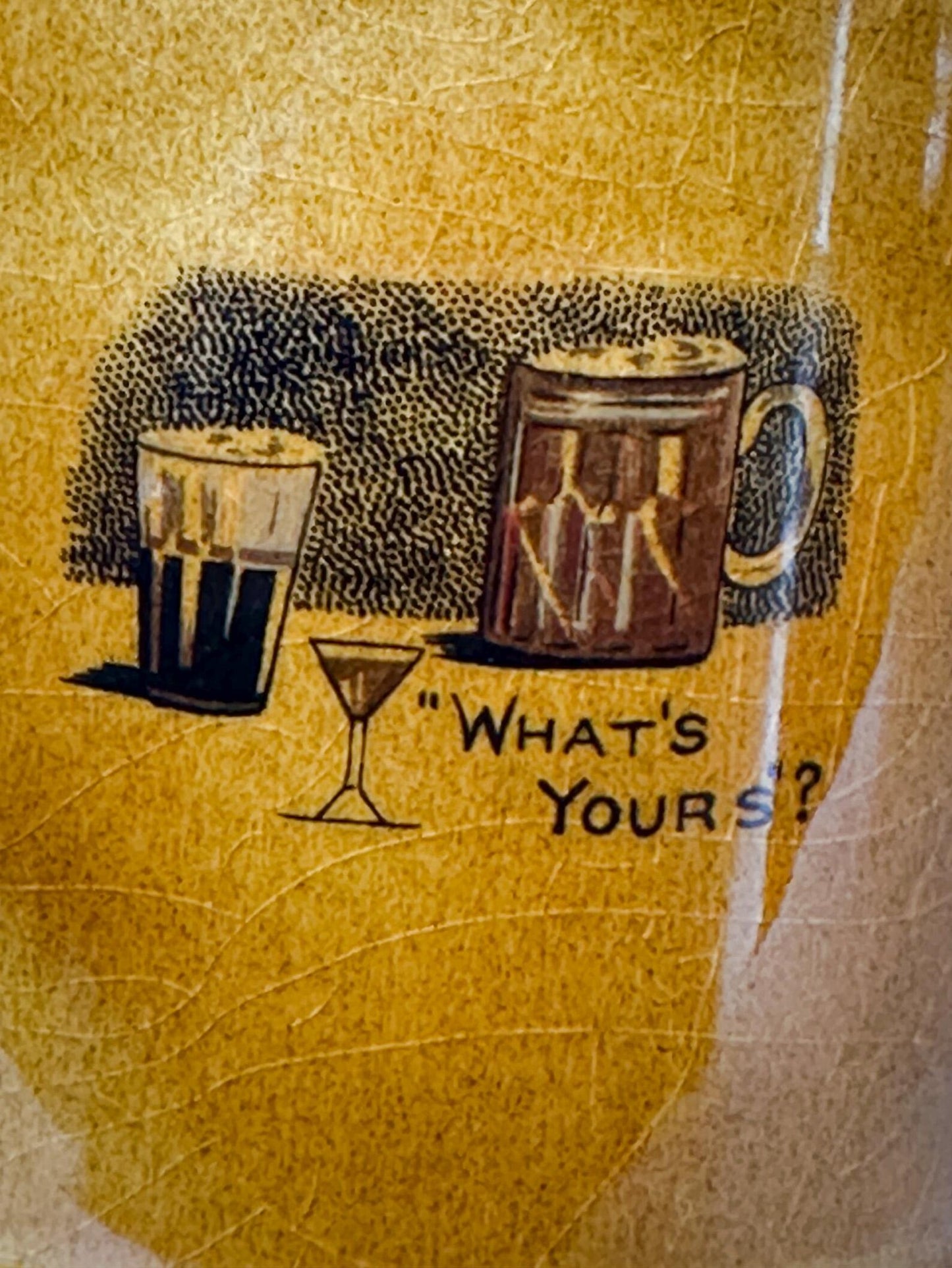 Vintage LORD NELSON Pottery Beer Stein Mug with Silver Rim made in England