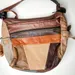 Vintage Patchwork Leather Crossbody Shoulder Bag