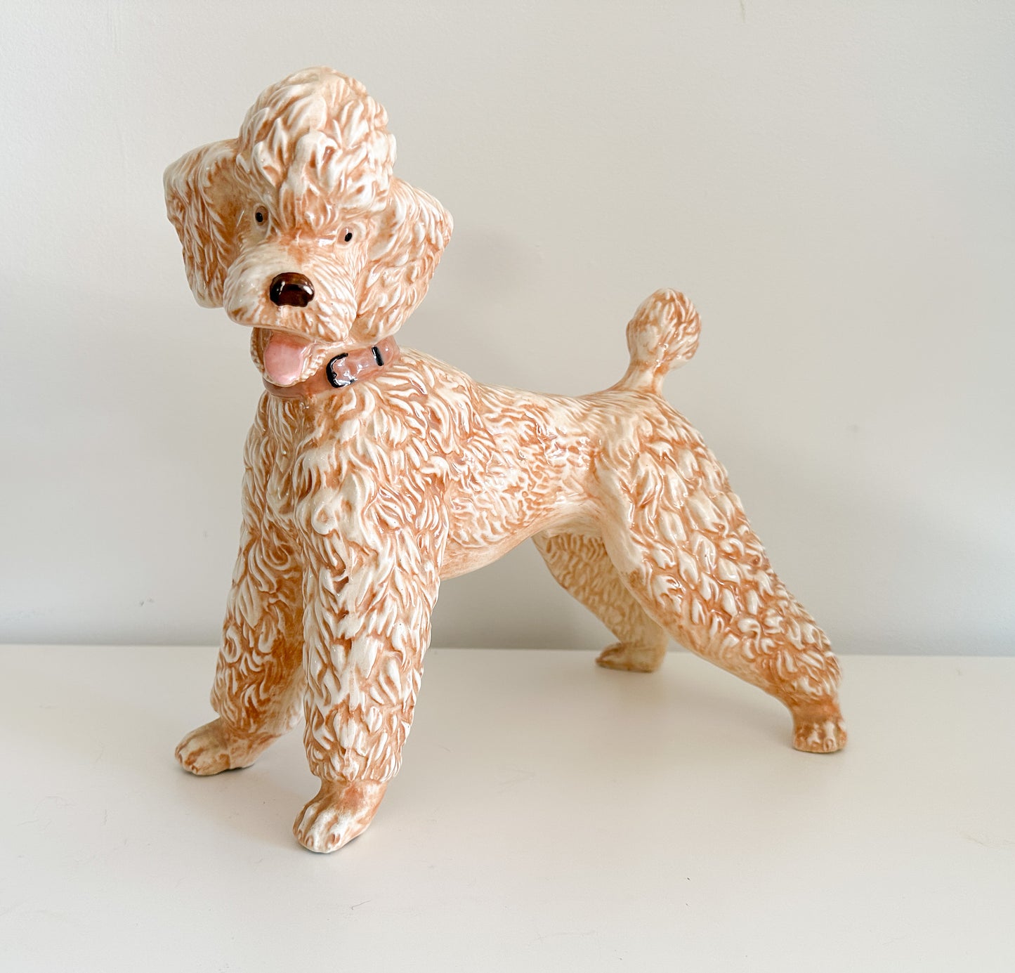 Vintage Ceramic Standing Poodle