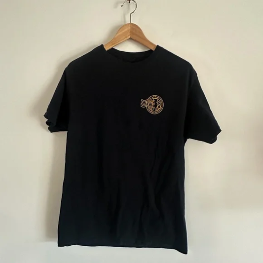 The Original Grizzly Skateboard Griptape Company Black Men's Tshirt