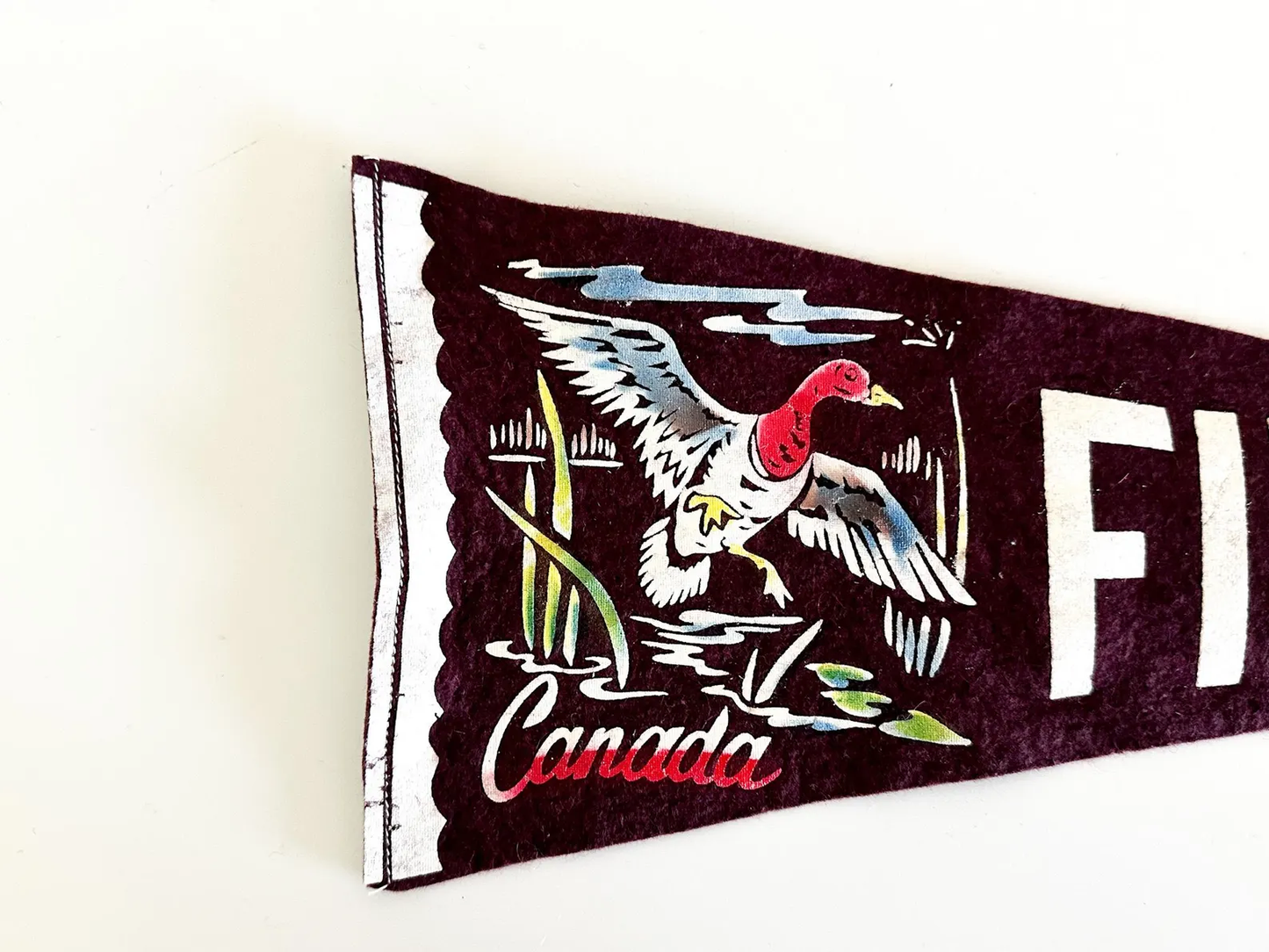 Field B.C., Canada Fraser Canyon B.C., Canada Vintage 1970s Souvenir Pennant | Vintage Felt Pennant
