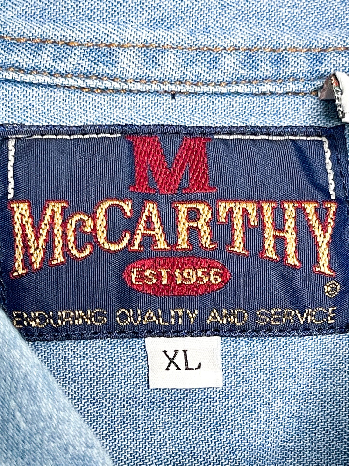 Vintage Queen's School of Business Denim Shirt| Denim shirt| Long sleeve Denim Shirt|