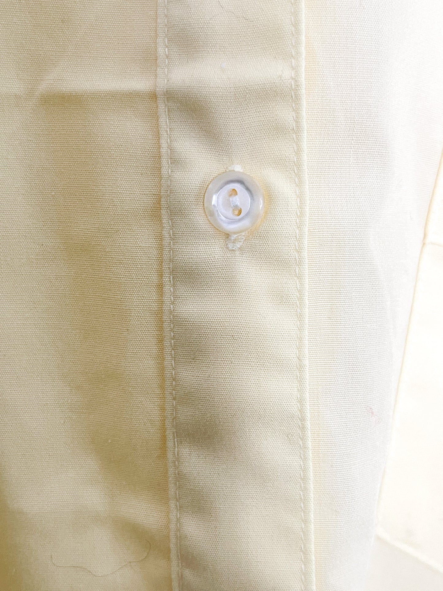 Vintage Tabi International Yellow Blouse| Vintage Summer Blouse | Vintage Button front blouse with pockets