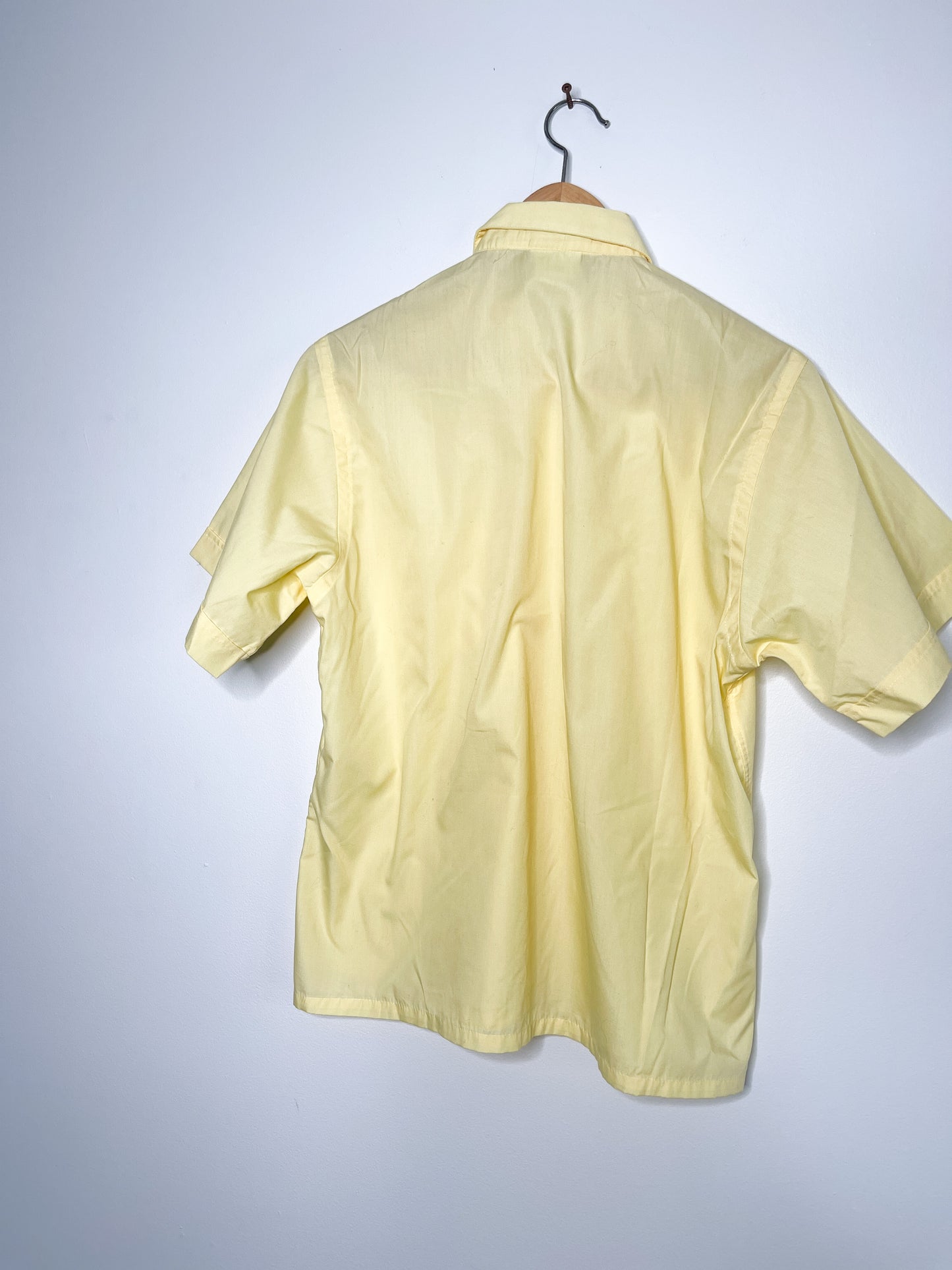Vintage Tabi International Yellow Blouse| Vintage Summer Blouse | Vintage Button front blouse with pockets