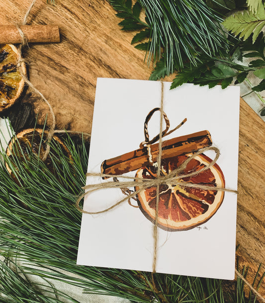 Five Assorted Holiday cards - $20.00