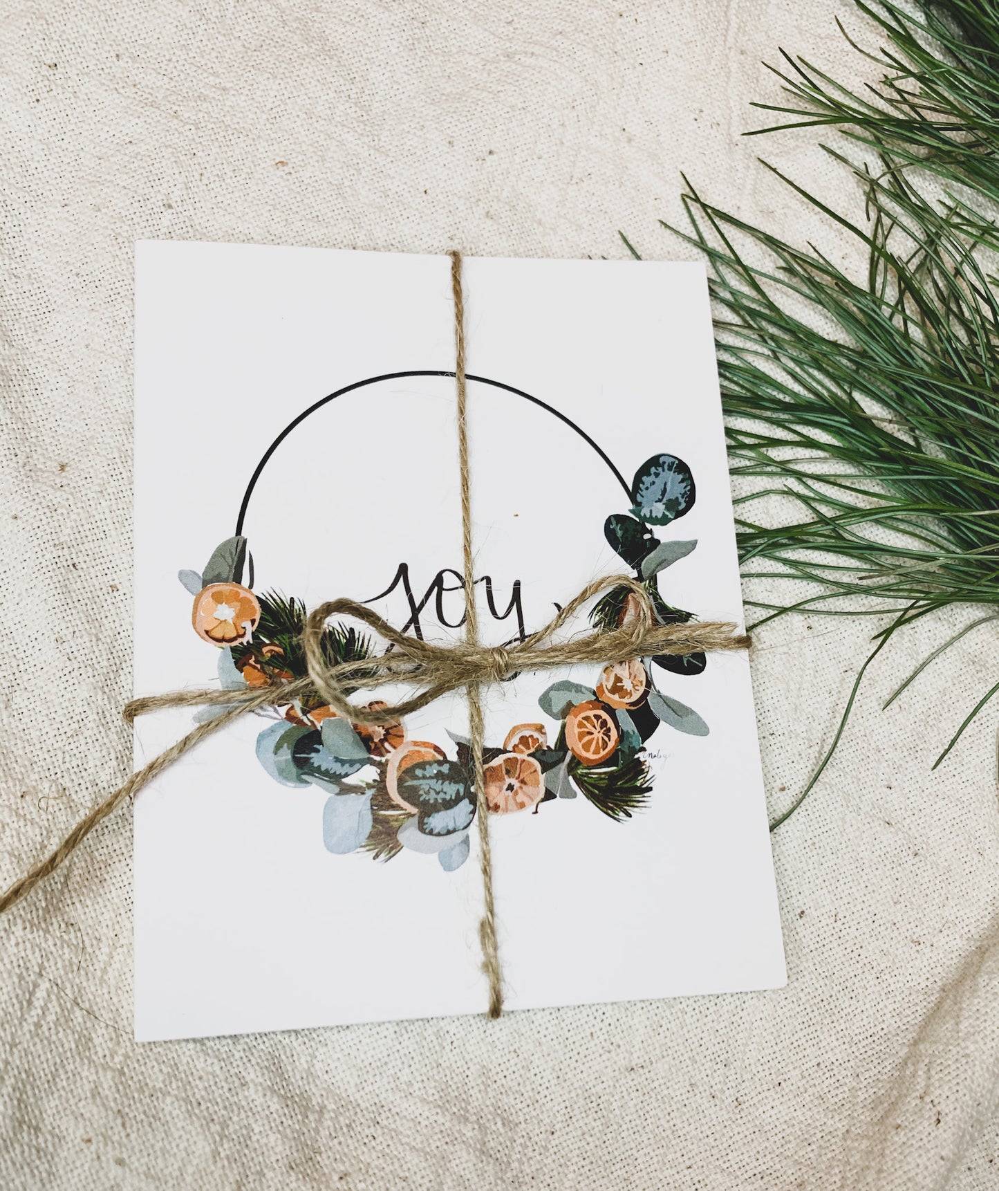 Five Assorted Holiday cards - $20.00