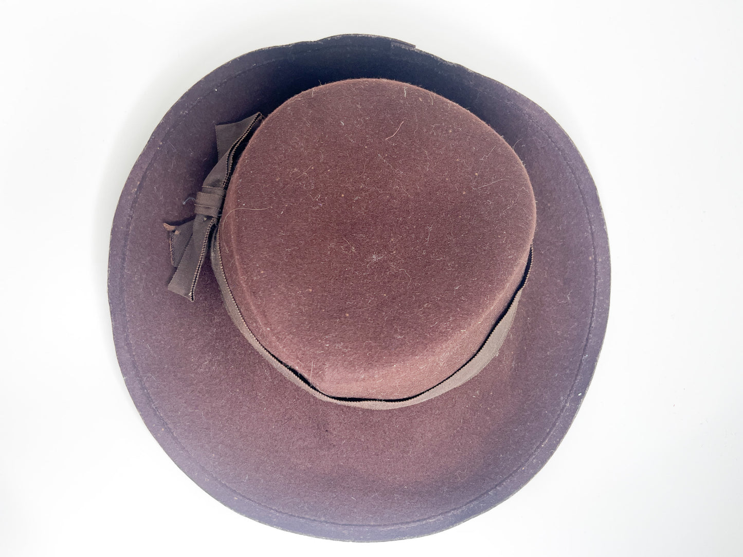 Vintage Brown Wool Hat | Vintage church hat | Vintage Easter hat| Everyday Vintage Hat