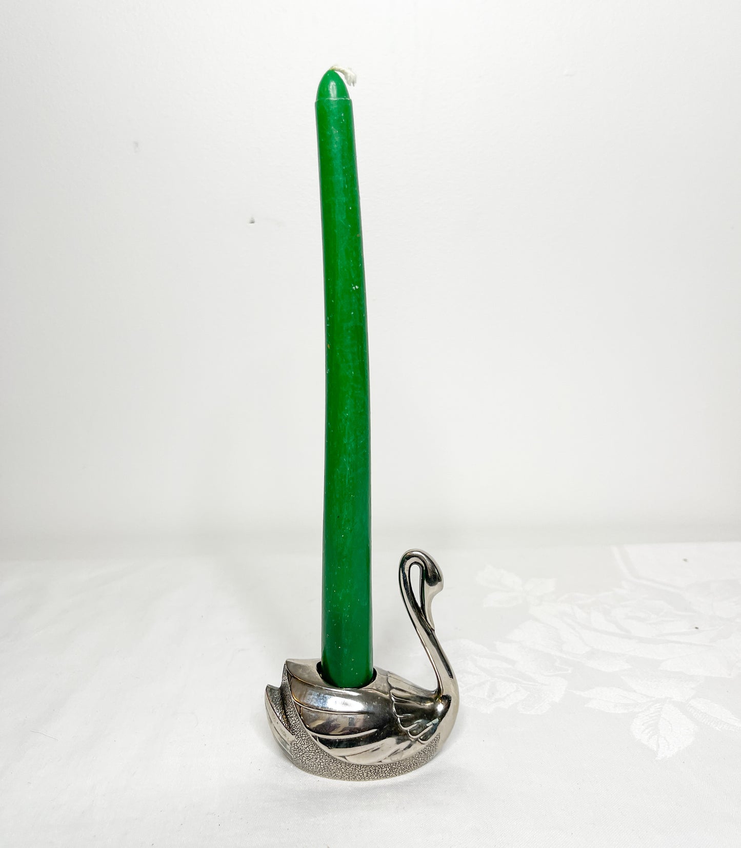 Vintage Swan Candle Holder