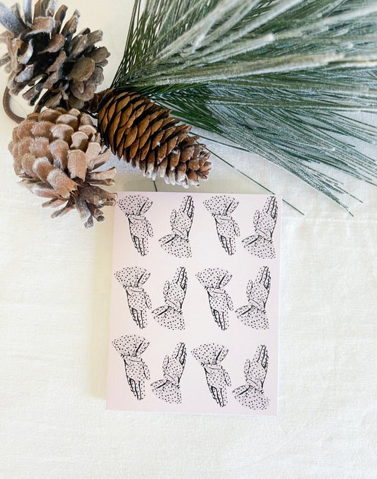 Holiday Gloves - Holiday Greeting Cards