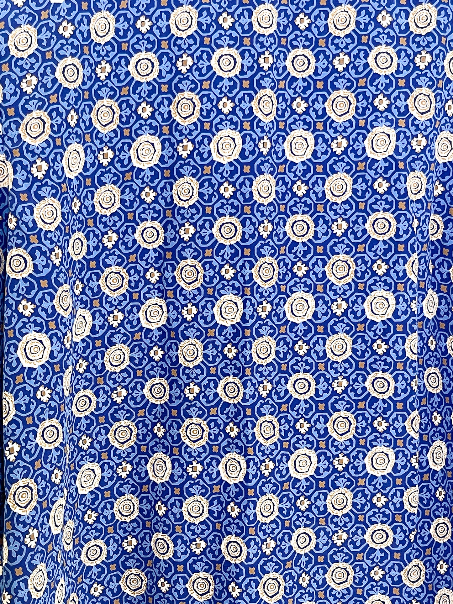 Leslie Fay Floral Printed Pleated Skirt | Vintage Large floral print Elastic Waist Skirt | Vintage Skirt