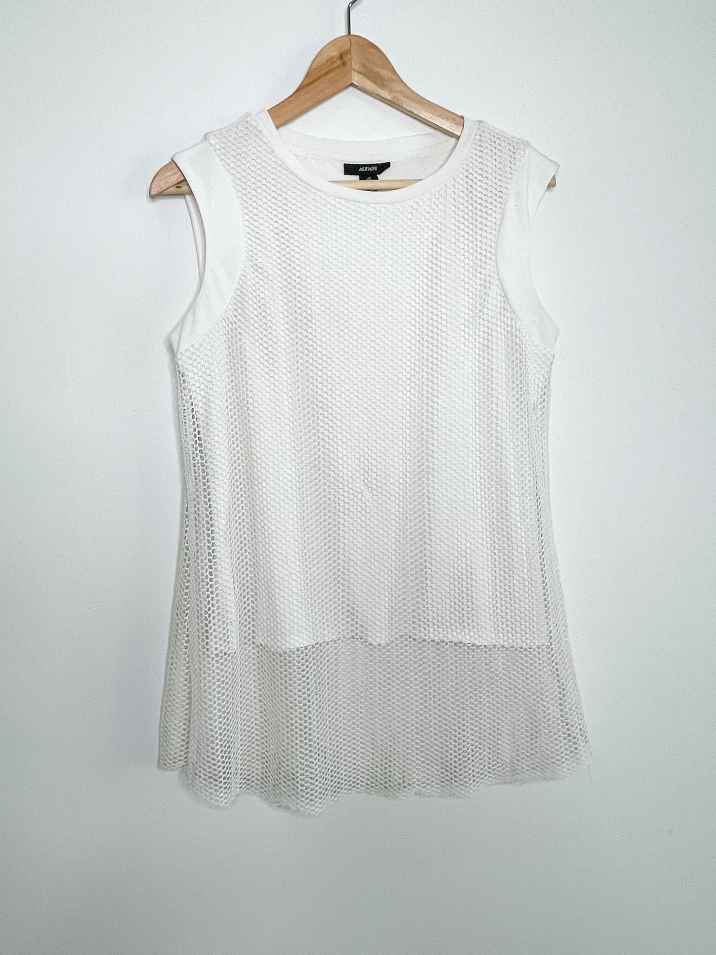 Vintage Alfani Mesh Top | Vintage Fashion Mesh Top | Vintage Sleeveless Mesh Top.