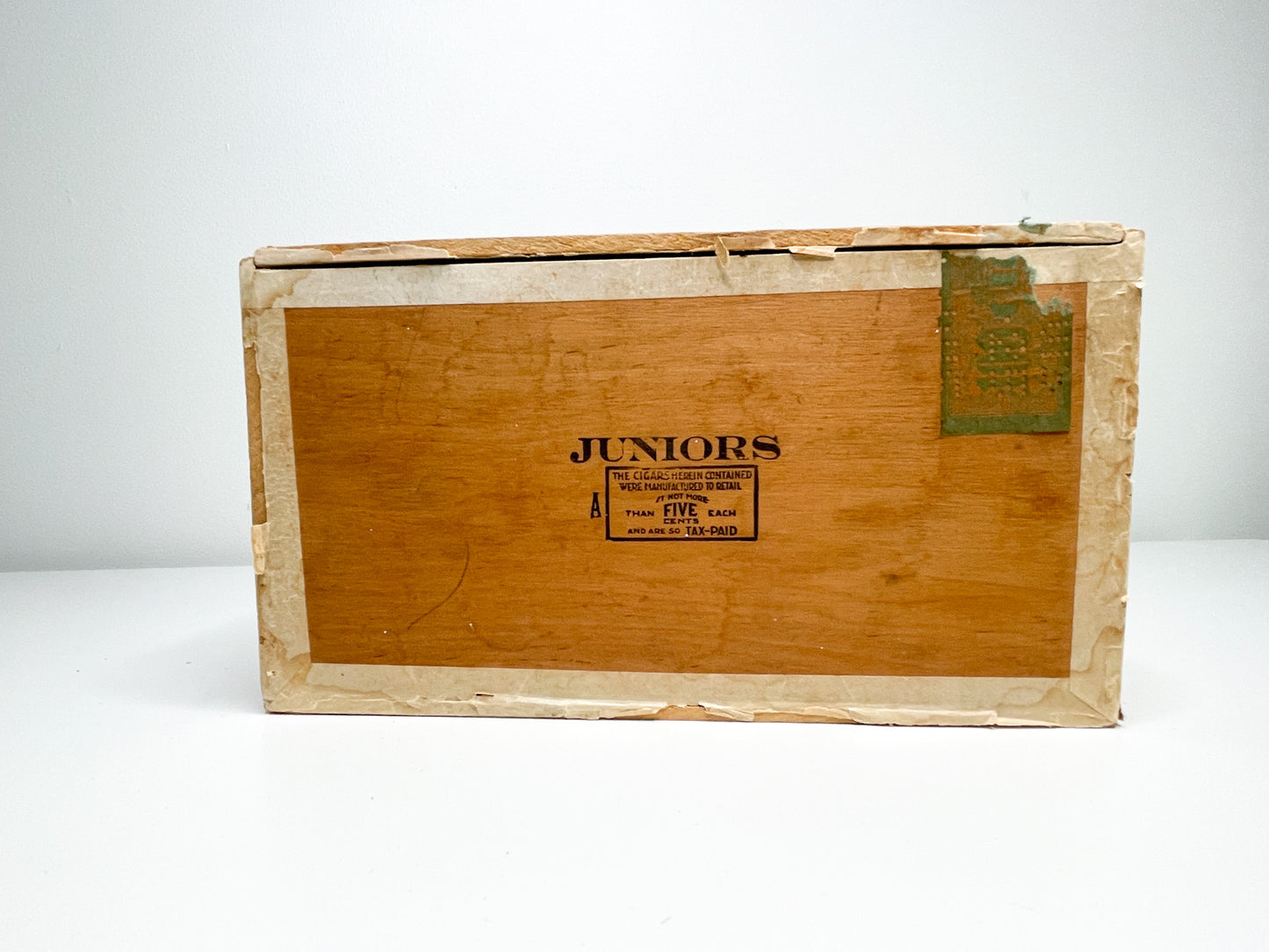 1917 Mi Wauki Cigar Box | Wooden Mi Wauki Cigar Box