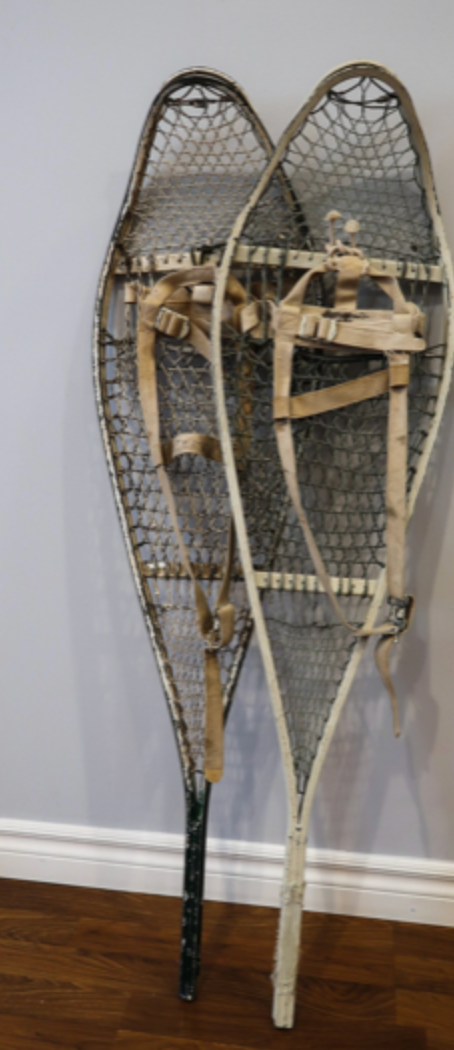 Vintage pair of U.S. Military Aluminum snowshoes