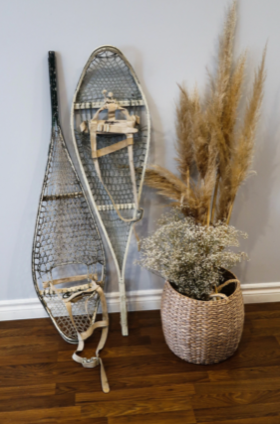 Vintage pair of U.S. Military Aluminum snowshoes