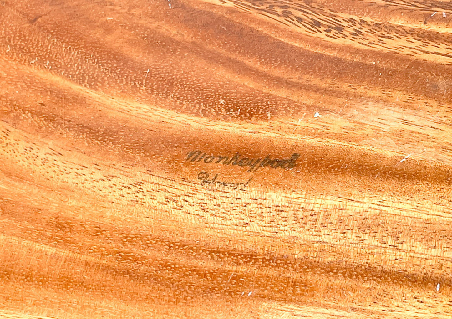 Vintage Monkey Pod Platter