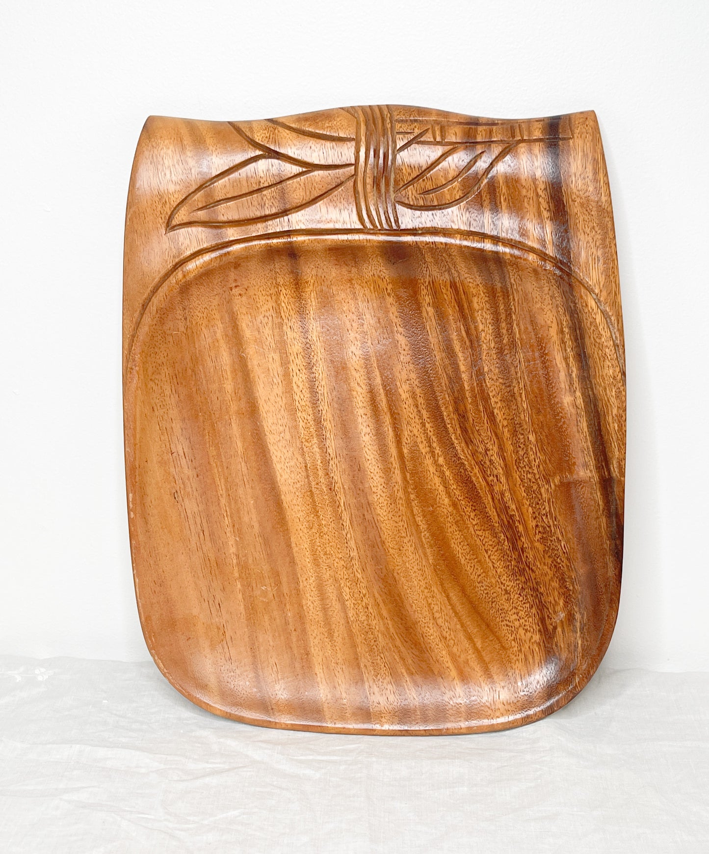 Vintage Monkey Pod Platter