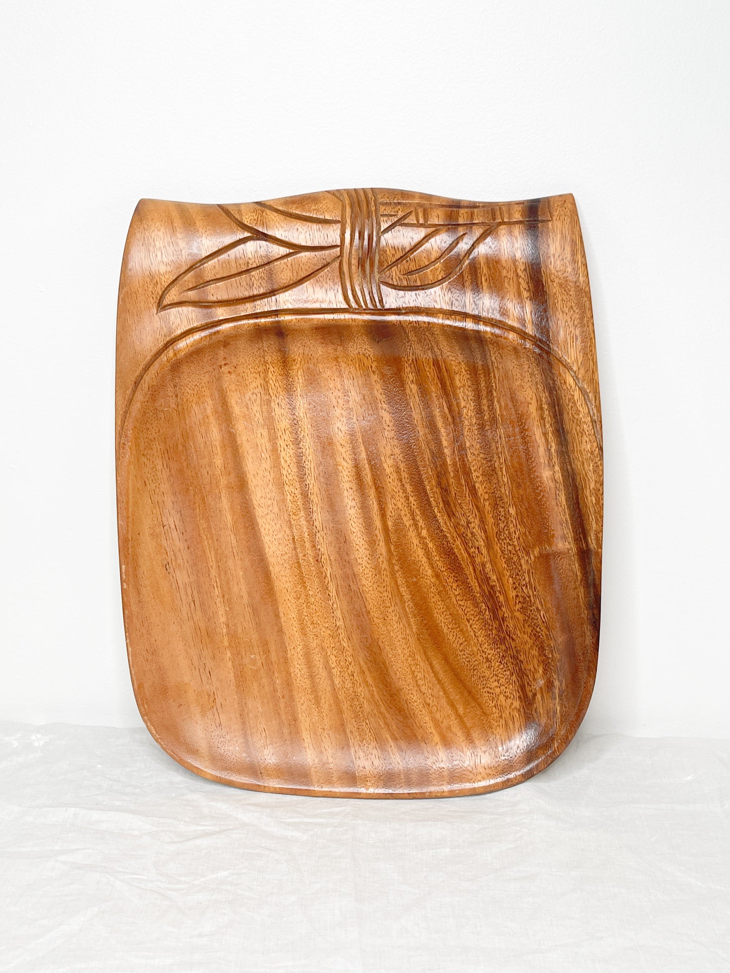 Vintage Monkey Pod Platter