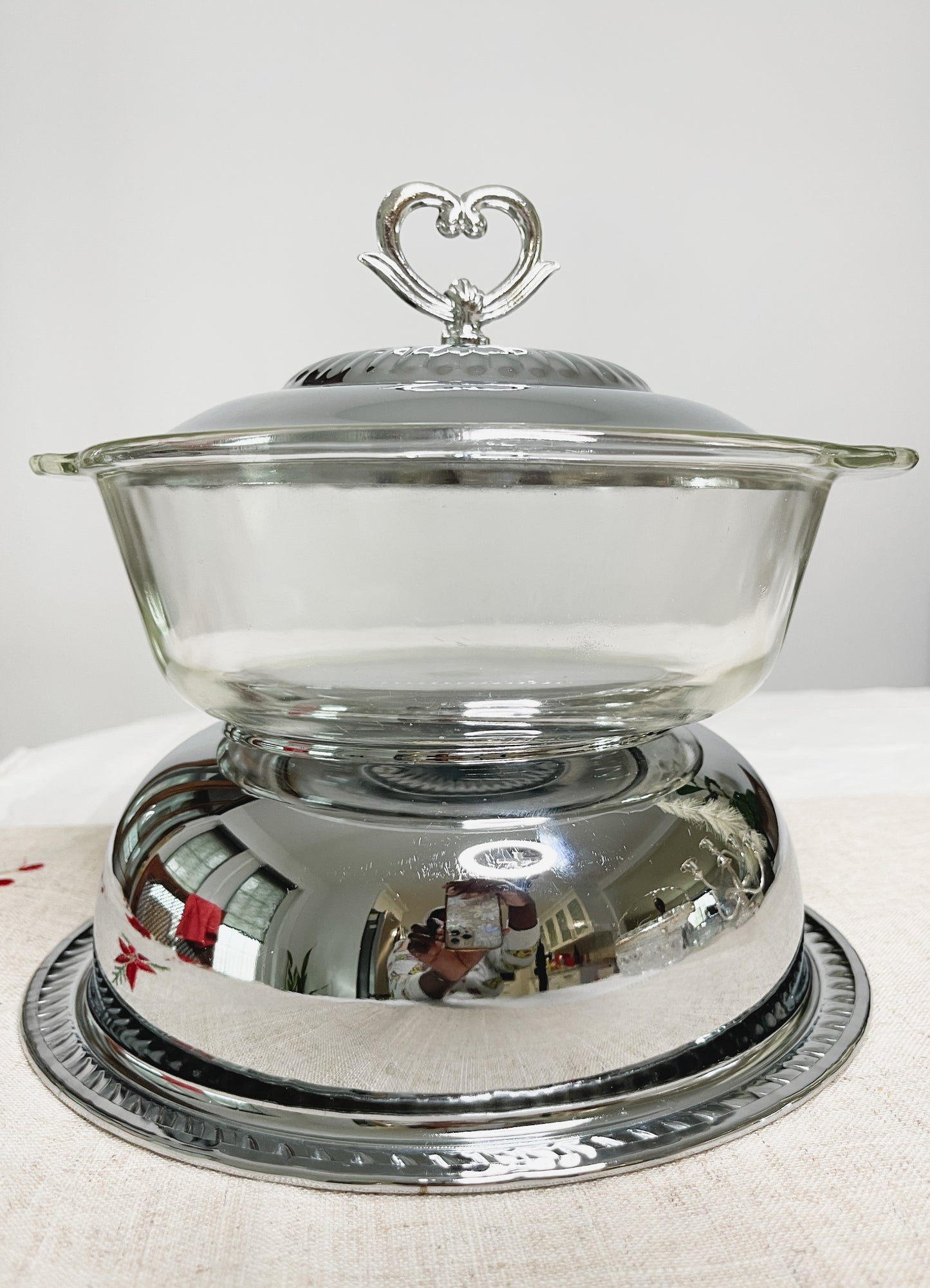 Shelton Ware Anchor Hocking Fire King 3 Pc Covered Serving Bowl Set Vintage