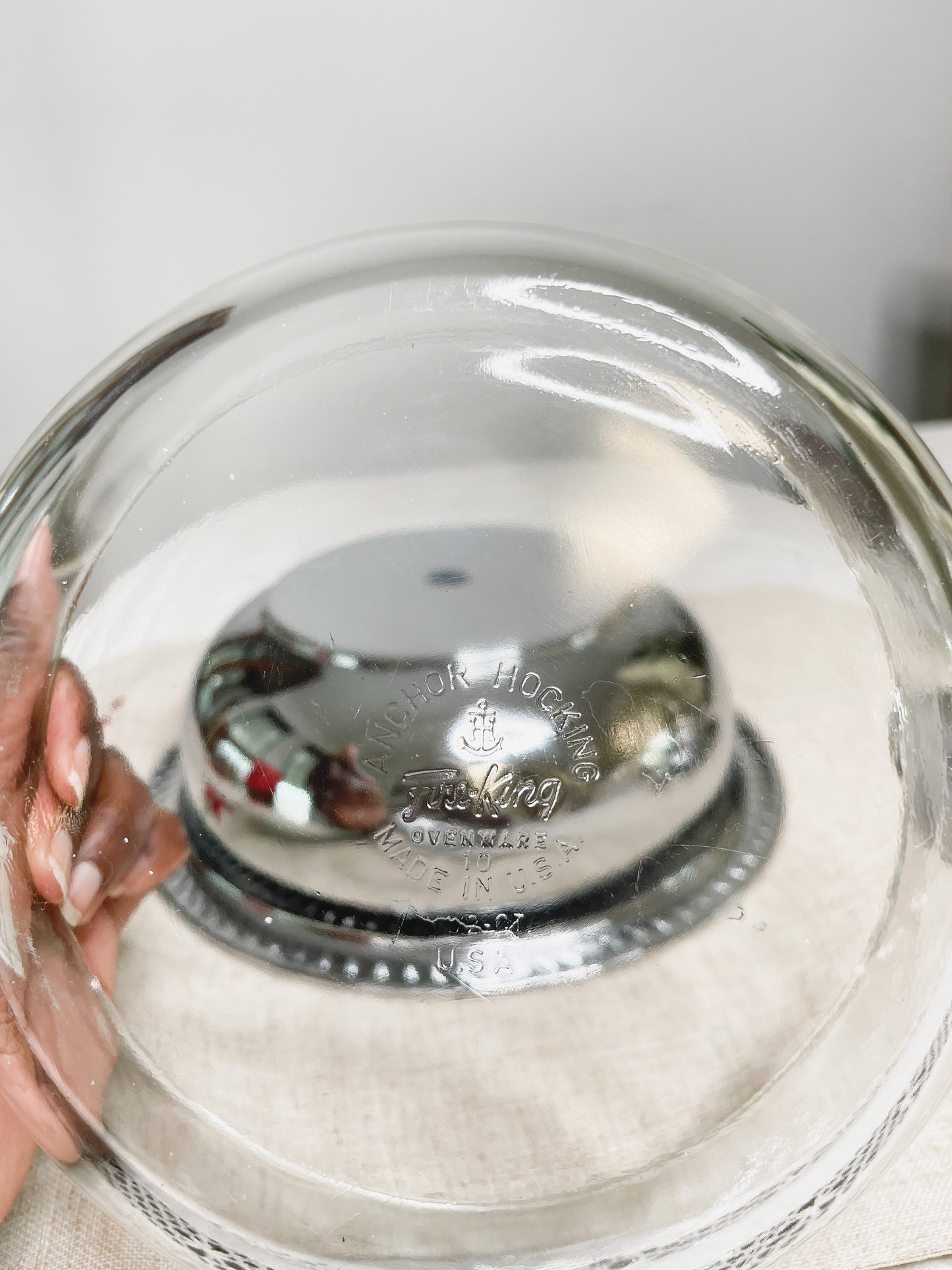 Shelton Ware Anchor Hocking Fire King 3 Pc Covered Serving Bowl Set Vintage