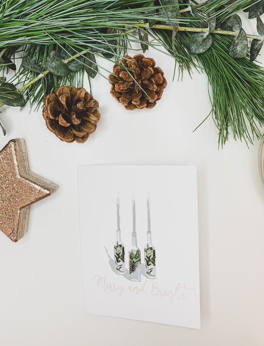 Merry and Bright - Holiday Card