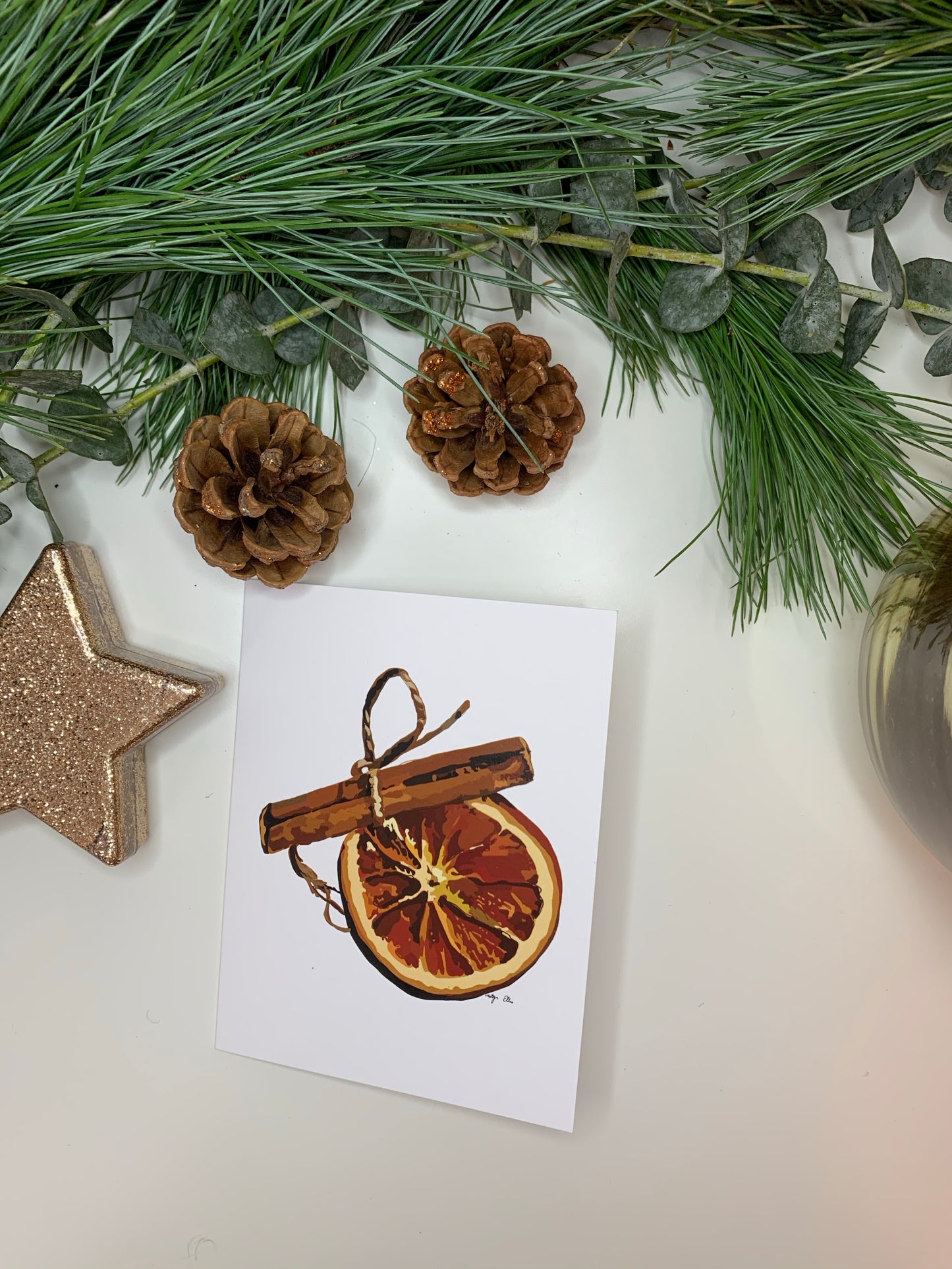 Five Assorted Holiday cards - $20.00