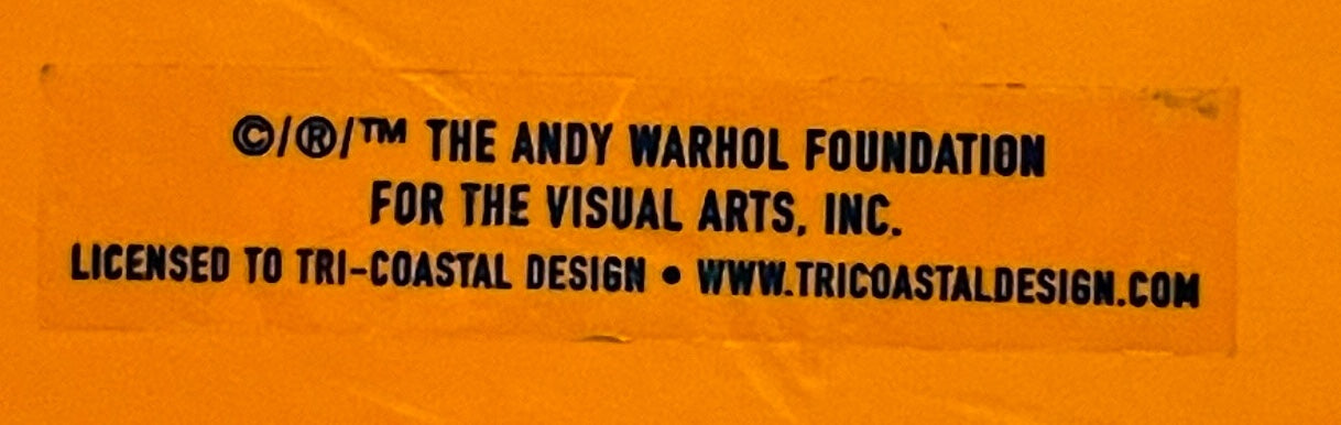 Vintage Andy Warhol Daisy Hat Box - Orange