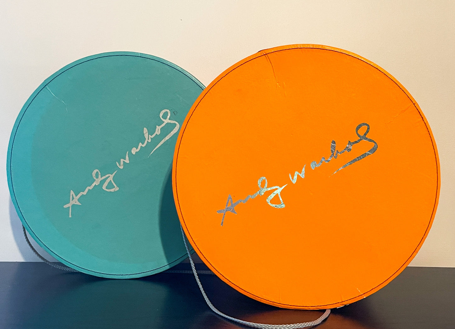 Vintage Andy Warhol Daisy Hat Box - Orange