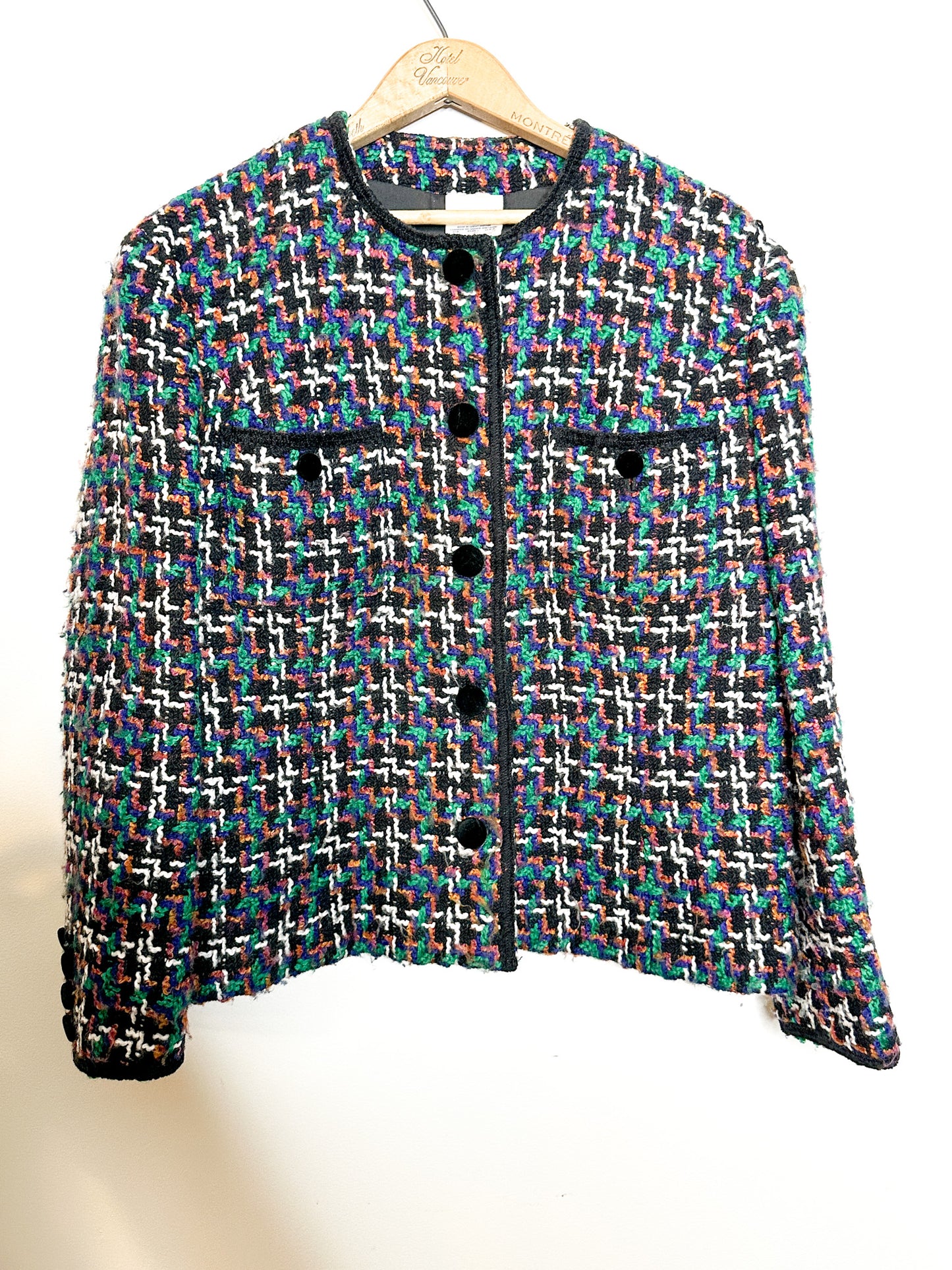 Alexon Vintage Tweed Blazer | Vintage Alexion Blazer | 90s Luxury Vintage Blazer