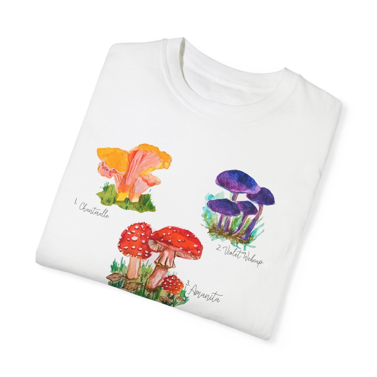 Mushroom Illustration T-shirt