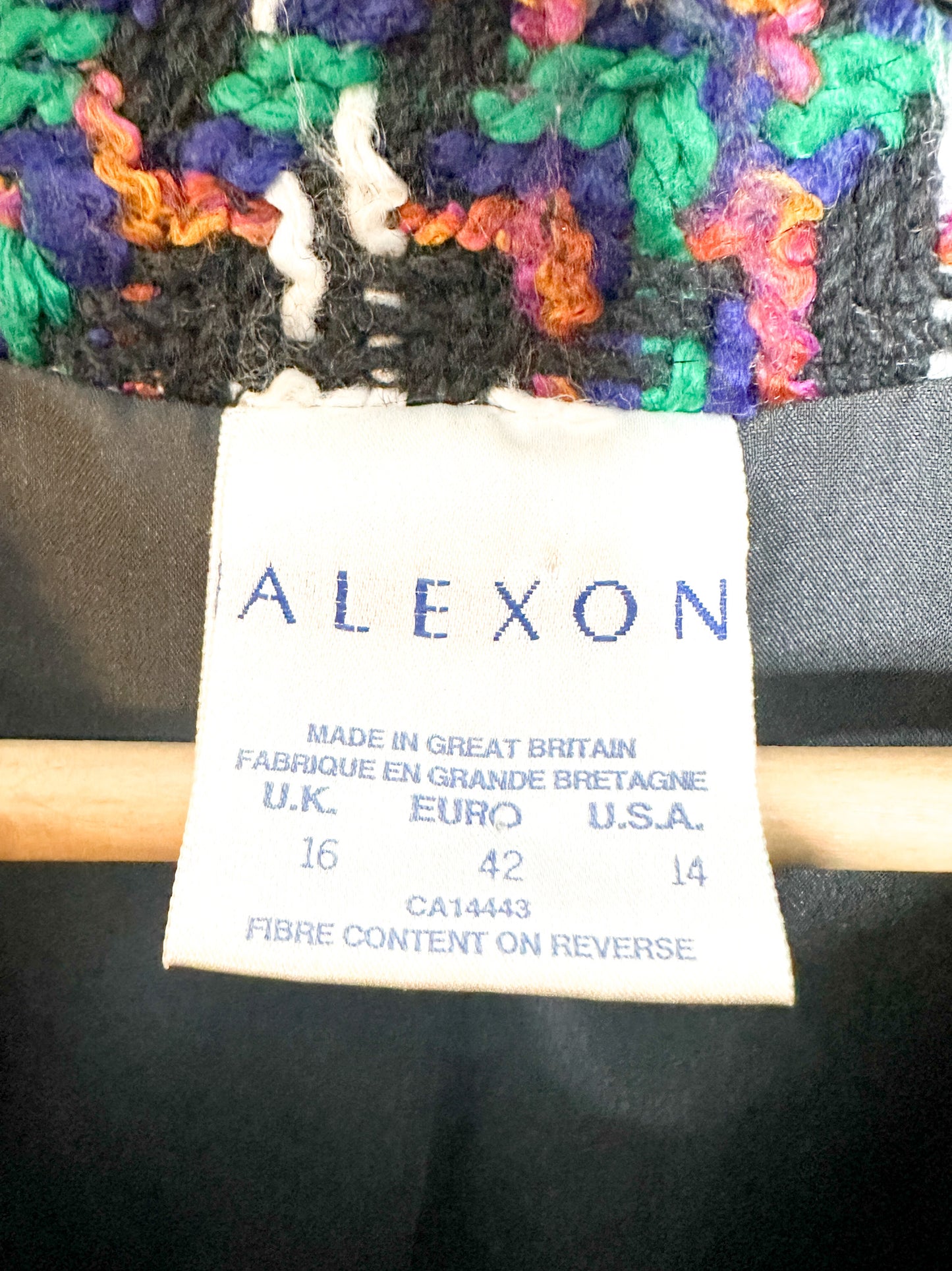 Alexon Vintage Tweed Blazer | Vintage Alexion Blazer | 90s Luxury Vintage Blazer