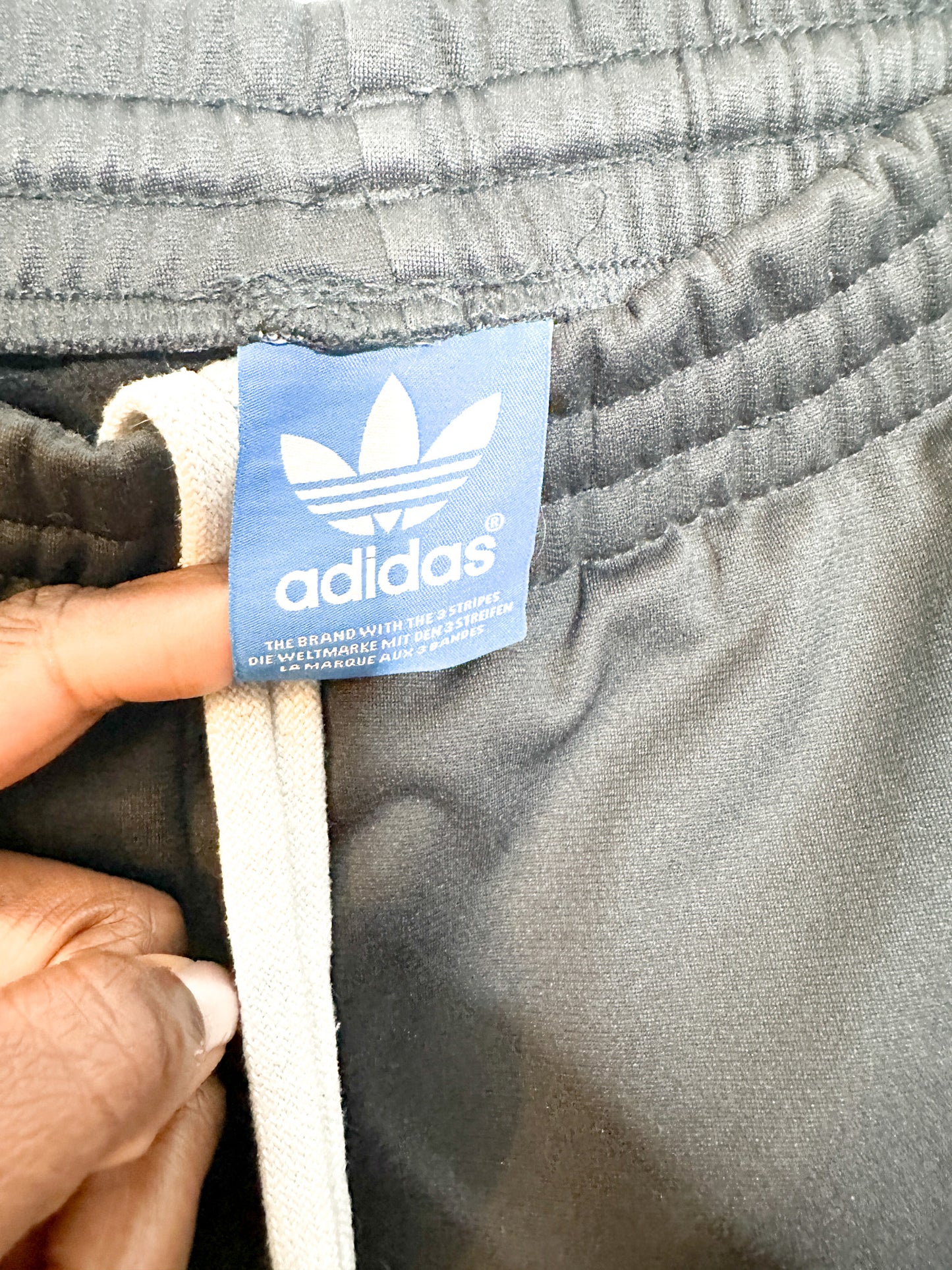 Vintage Addidas Men’s Sweatpants | Vintage Men’s Drawstring sweat pants | Size: Large