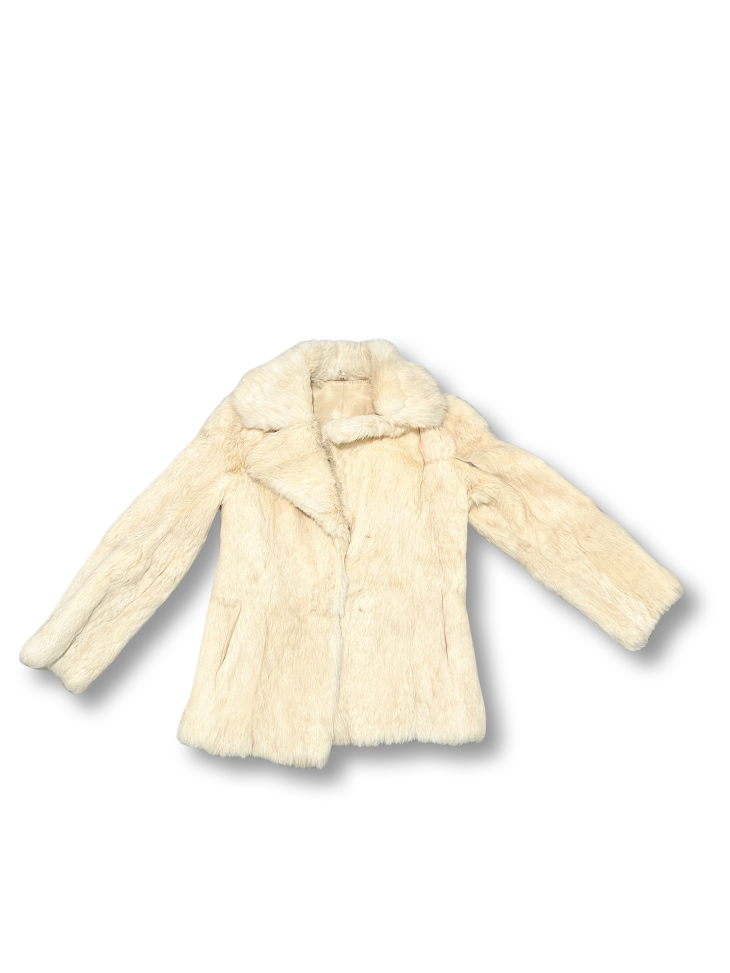 Vintage Cream Fur Coat | Size: XS | Fully Lined Fur Coat