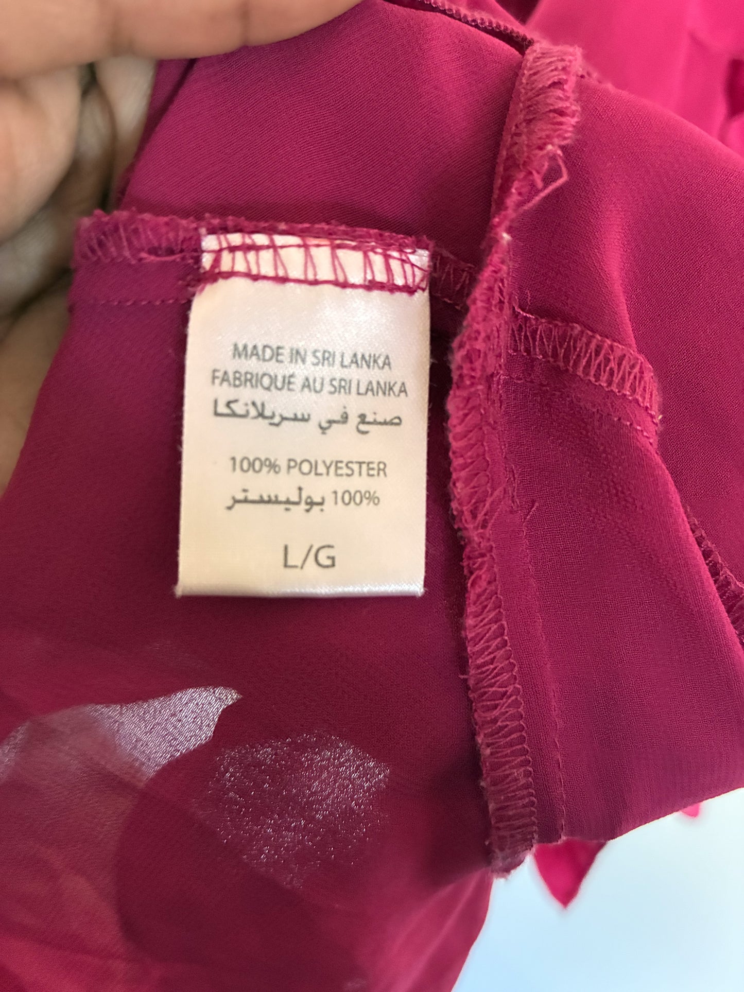 Vintage La Vie En Rose Pink Ruffled Sleepwear Top Large Polyester