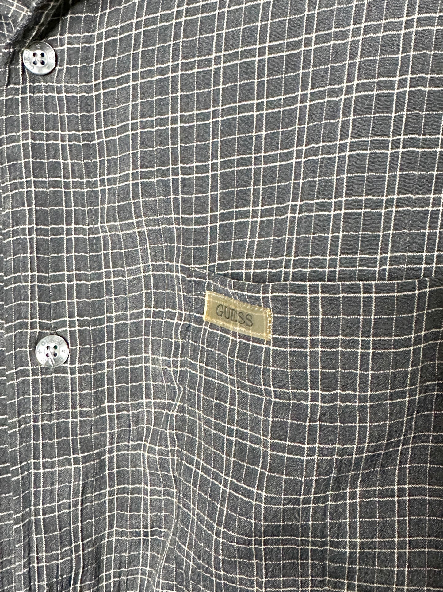 Vintage Long Sleeved Guess Shirt | XL