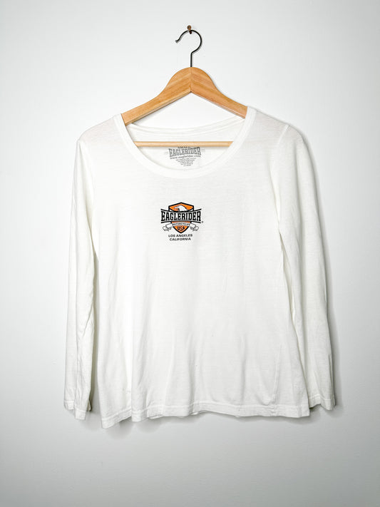 Vintage Eagle Rider T-Shirt Long Sleeves | Motorcycle T-shirts | Size: S