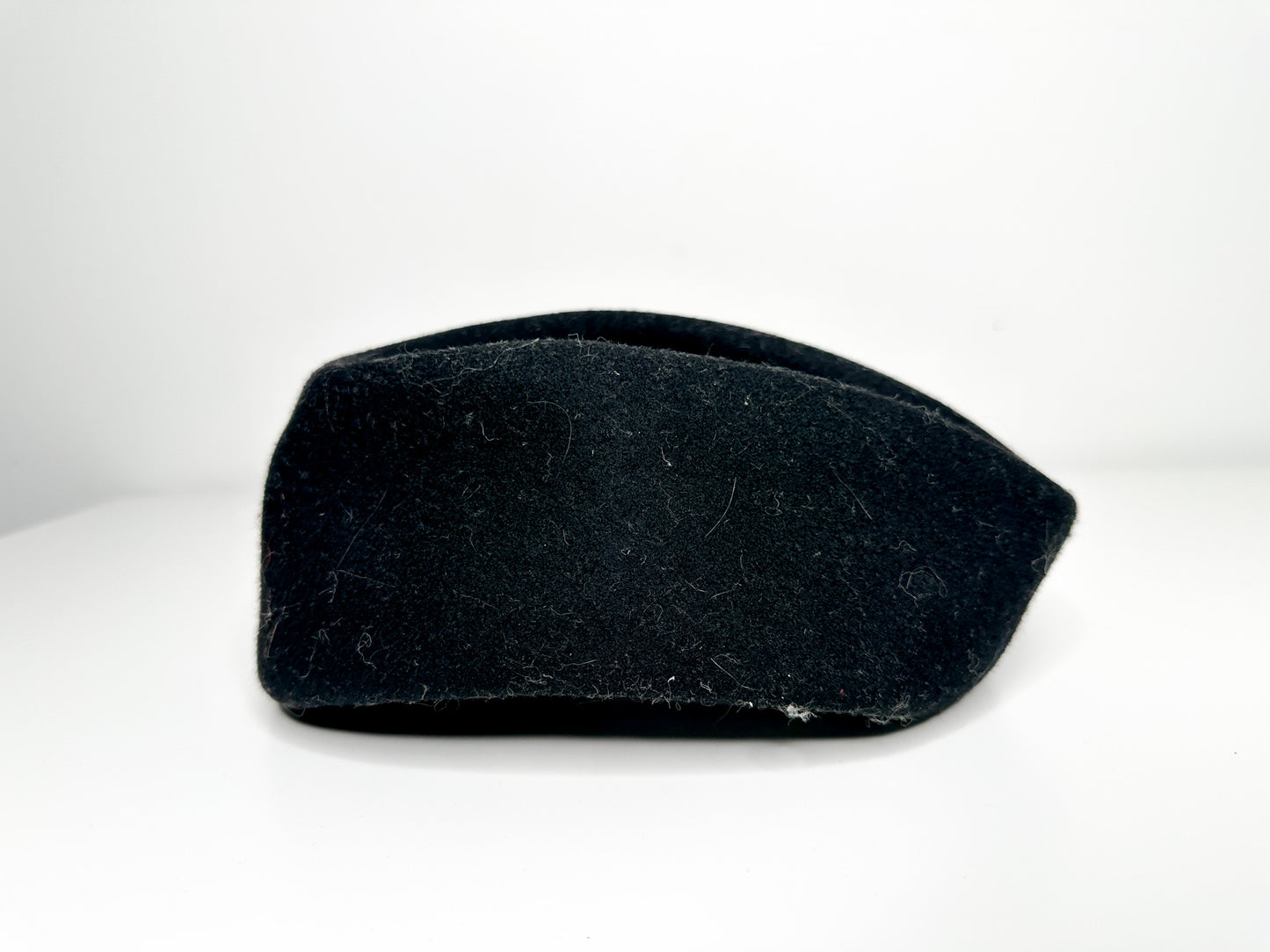 Fascinator Hat |1940s Black Fascinator | Black Wool Hat| Racetrack Hat| Wedding Fascinator|Church Hat|Made in Italy