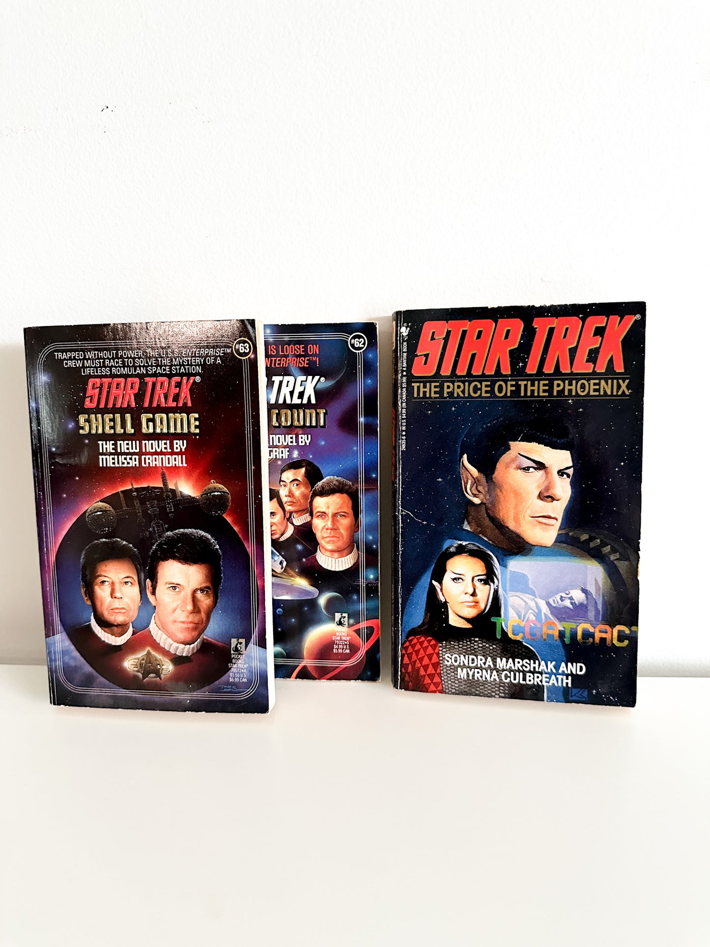 Lot of 3 Star Trek Paperback Books