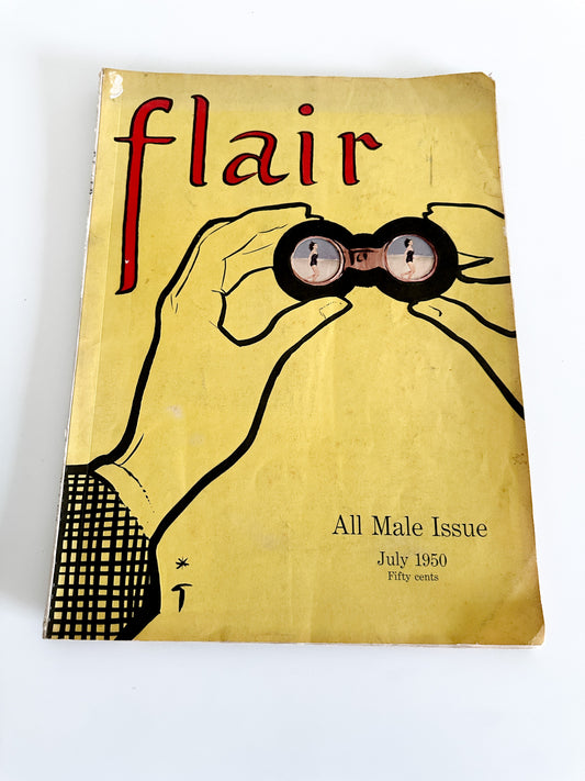 Vintage 1950s Flair All Male Issue | VERY RARE July 1950s Mens Magazine | Sports, BBQ, Fashion, Magazine | 1950s Mens Magazine