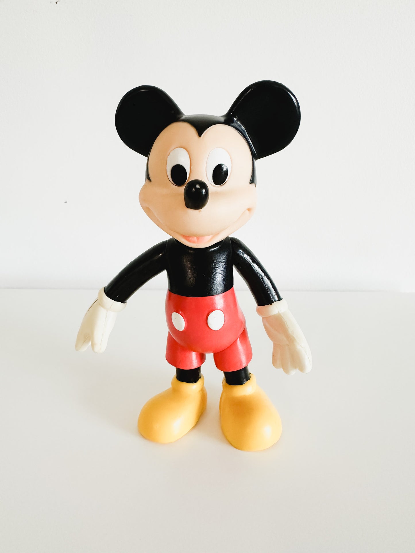 Vintage Mickey Mouse Figurine with Movable Parts | Vintage Disney Character Figurine.