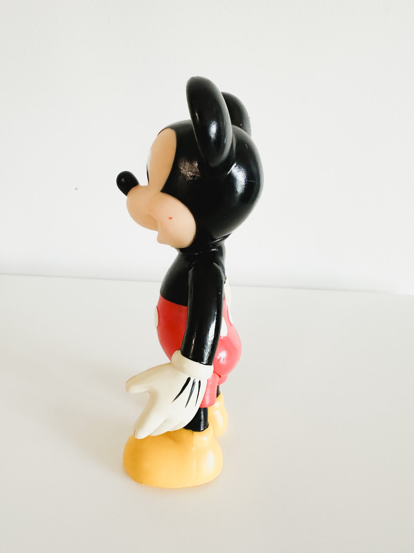 Vintage Mickey Mouse Figurine with Movable Parts | Vintage Disney Character Figurine.