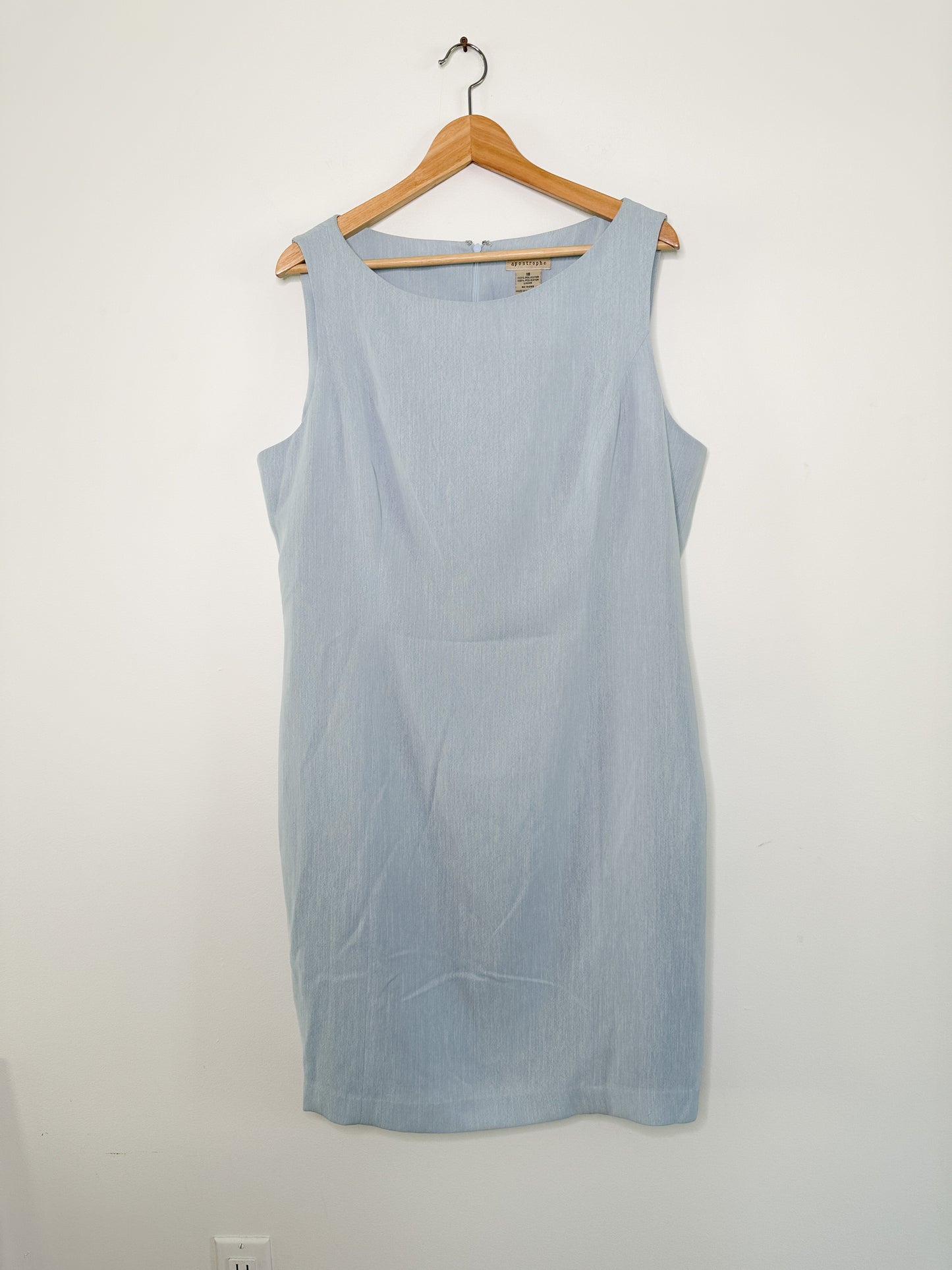 Vintage Apostrophe  Structured Dress | Plus Size sleeveless blouse