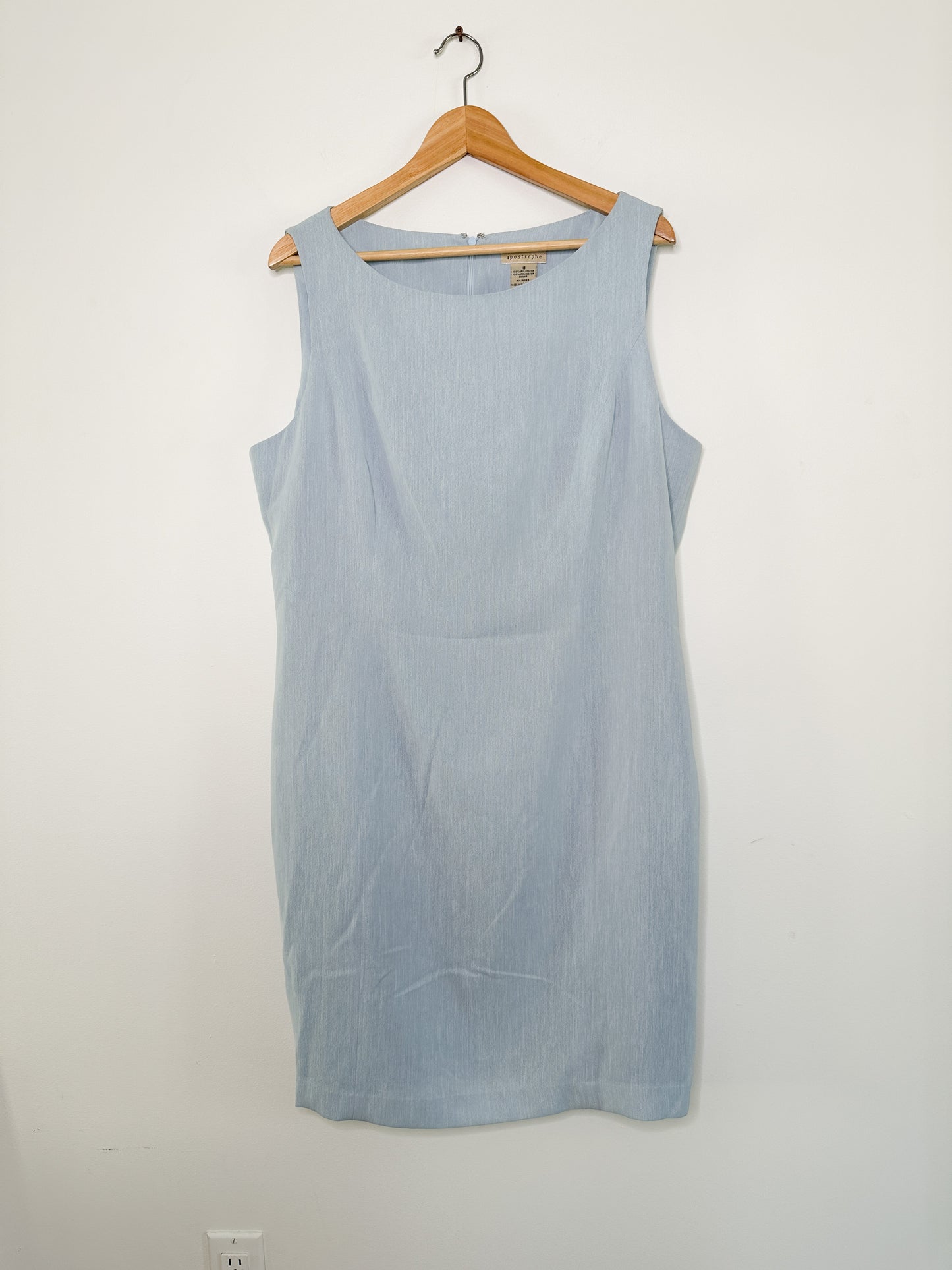 Vintage Apostrophe  Structured Dress | Plus Size sleeveless blouse