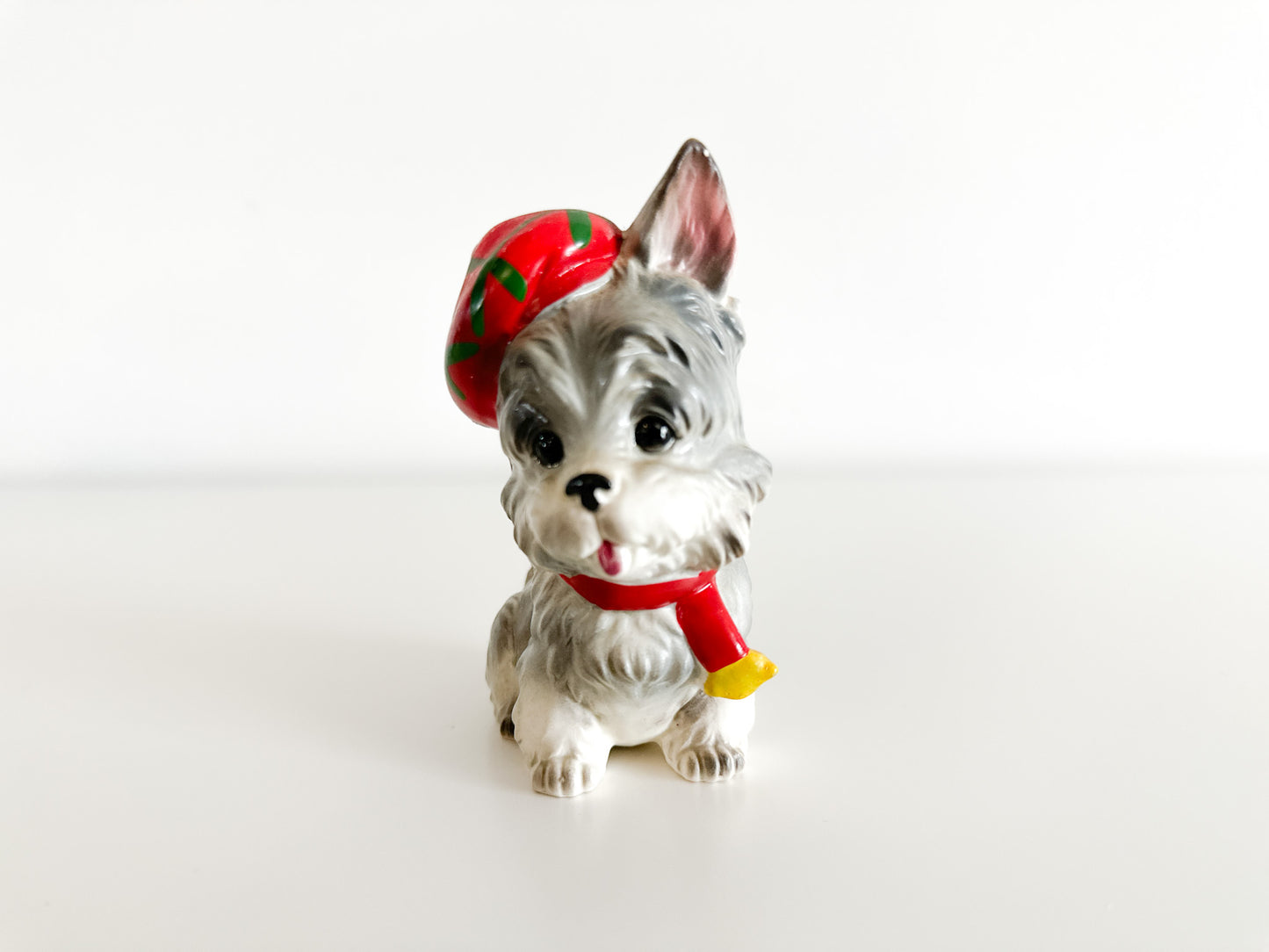 Vintage Scotty Dog Porcelain Figurine | Made in Japan