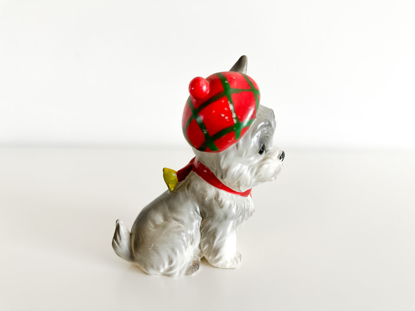Vintage Scotty Dog Porcelain Figurine | Made in Japan