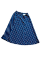 Vintage Nygaard Navy Blue Polka Dot ALine Skirt