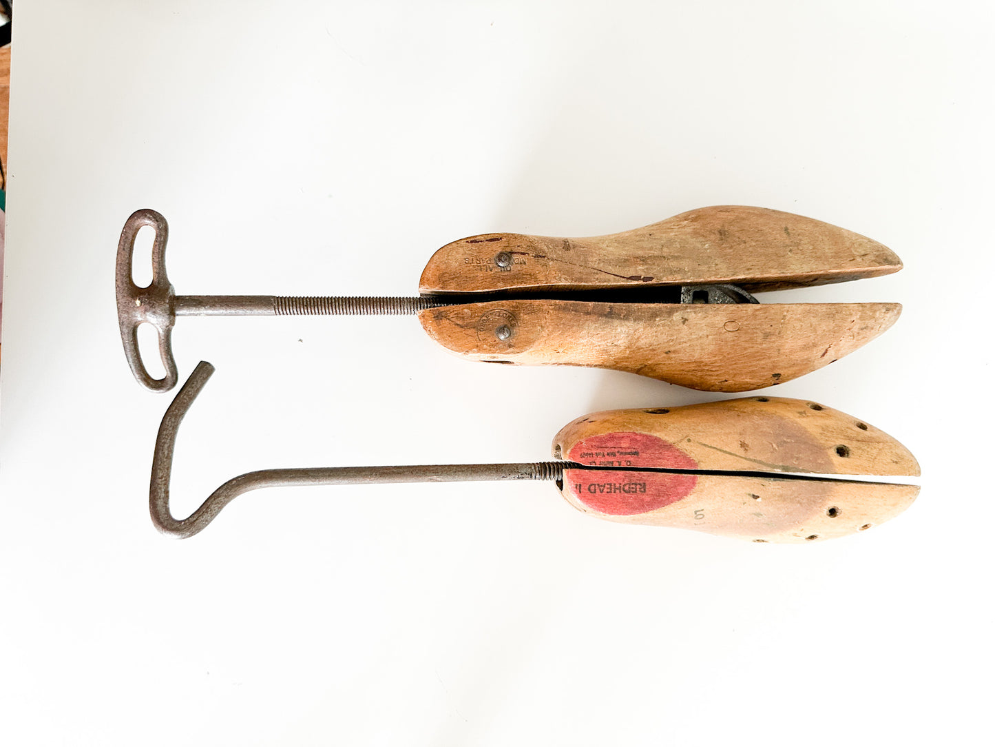 Vintage Wooden Shoe Stretchers | Lot of two Vintage Shoe Stretchers|