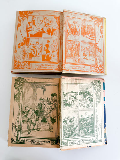 Lot of Two 1930s Vintage Books | The Great Book for Boys and The Great Book For Girls